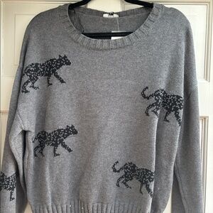 Rails charcoal grey sweater